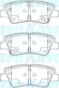 Mobis 583020AA10 - Тормозные колодки, дисковые, комплект autospares.lv