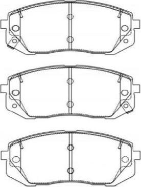 Kavo Parts BP-3056 - Тормозные колодки, дисковые, комплект autospares.lv