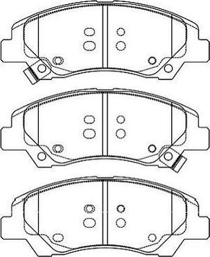 Kavo Parts BP-3052 - Тормозные колодки, дисковые, комплект autospares.lv