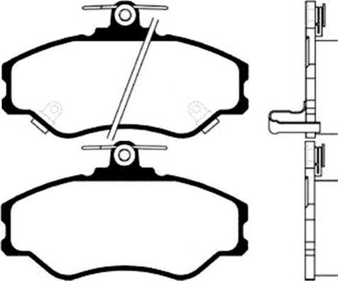 Kavo Parts BP-3006 - Тормозные колодки, дисковые, комплект autospares.lv