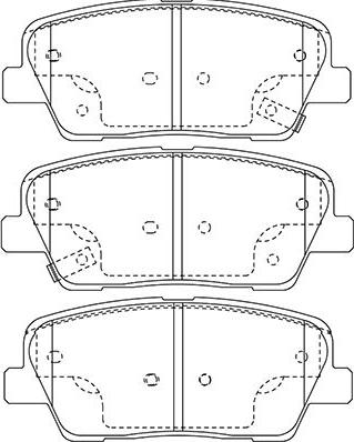 Kavo Parts BP-3039 - Тормозные колодки, дисковые, комплект autospares.lv