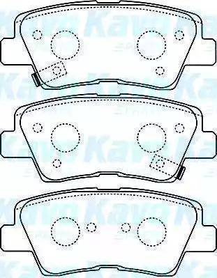 Mobis 583021WA35 - Тормозные колодки, дисковые, комплект autospares.lv