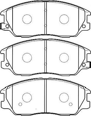 Kavo Parts BP-3030 - Тормозные колодки, дисковые, комплект autospares.lv