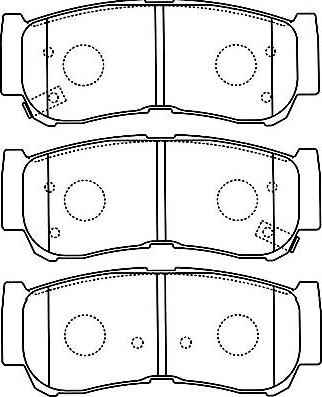 Kavo Parts BP-3033 - Тормозные колодки, дисковые, комплект autospares.lv