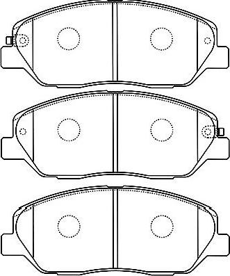 Kavo Parts BP-3032 - Тормозные колодки, дисковые, комплект autospares.lv