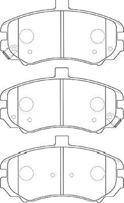 Kavo Parts BP-3037 - Тормозные колодки, дисковые, комплект autospares.lv