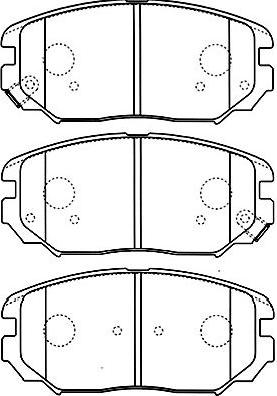 Kavo Parts BP-3029 - Тормозные колодки, дисковые, комплект autospares.lv