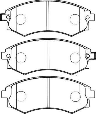 Kavo Parts BP-3025 - Тормозные колодки, дисковые, комплект autospares.lv