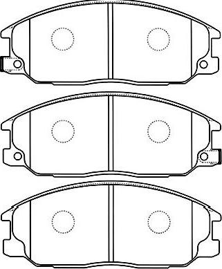 Kavo Parts BP-3028 - Тормозные колодки, дисковые, комплект autospares.lv