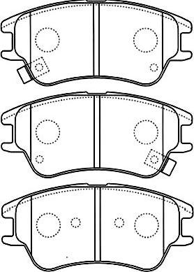 Kavo Parts BP-3027 - Тормозные колодки, дисковые, комплект autospares.lv