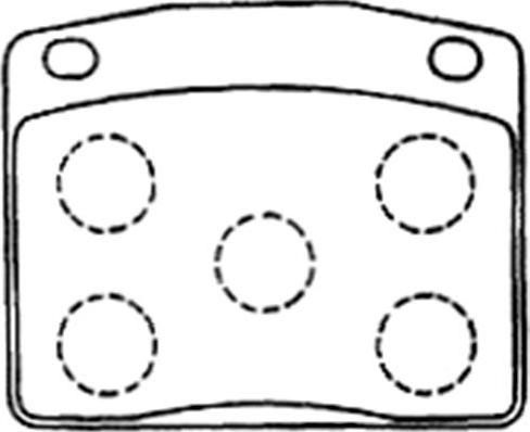 Kavo Parts BP-2048 - Тормозные колодки, дисковые, комплект autospares.lv