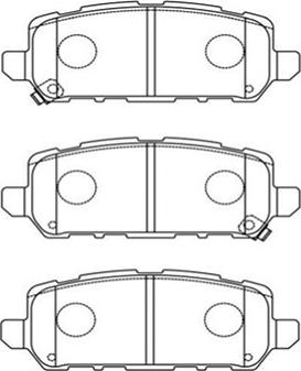 Kavo Parts BP-2069 - Тормозные колодки, дисковые, комплект autospares.lv