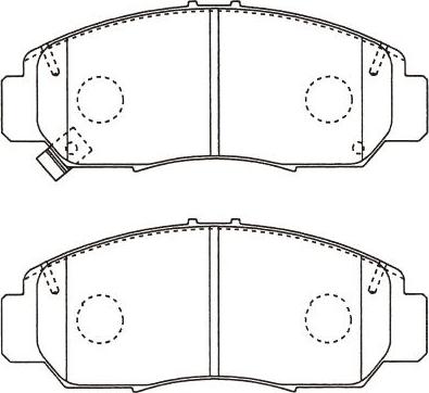 Kavo Parts BP-2065 - Тормозные колодки, дисковые, комплект autospares.lv