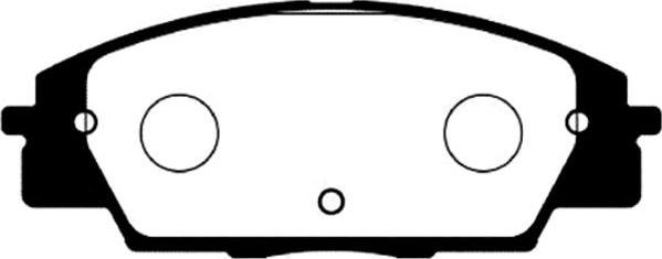 Kavo Parts BP-2039 - Тормозные колодки, дисковые, комплект autospares.lv