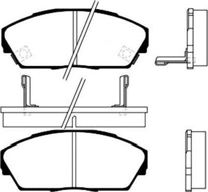 Kavo Parts BP-2021 - Тормозные колодки, дисковые, комплект autospares.lv