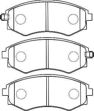 Kavo Parts KBP-7508 - Тормозные колодки, дисковые, комплект autospares.lv