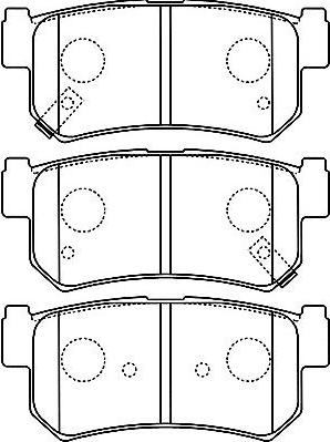 Kavo Parts BP-7503 - Тормозные колодки, дисковые, комплект autospares.lv