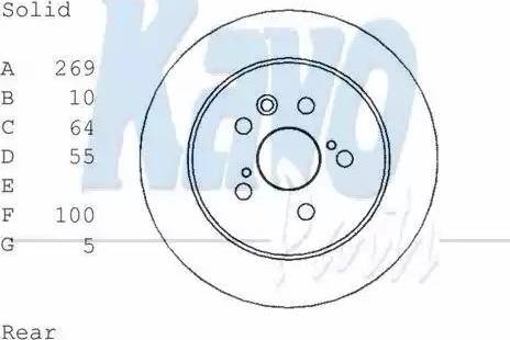 Kavo Parts BR-9446 - Тормозной диск autospares.lv