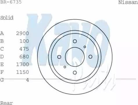 Delphi BG2821 - Тормозной диск autospares.lv