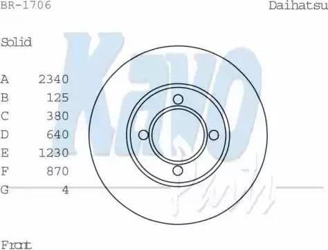 Delphi BG2530 - Тормозной диск autospares.lv