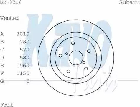 BENDIX 520411 - Тормозной диск autospares.lv