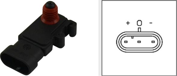 Kavo Parts EMS-1002 - Датчик, давление во впускной трубе autospares.lv