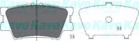 Parts-Mall PKF-016 - Тормозные колодки, дисковые, комплект autospares.lv