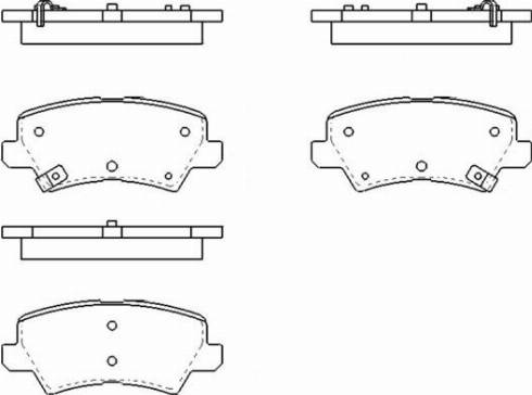 Kavo Parts KBP-4581 - Тормозные колодки, дисковые, комплект autospares.lv