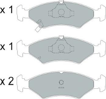 Kavo Parts KBP-4026 - Тормозные колодки, дисковые, комплект autospares.lv