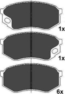 Kavo Parts KBP-5544 - Тормозные колодки, дисковые, комплект autospares.lv