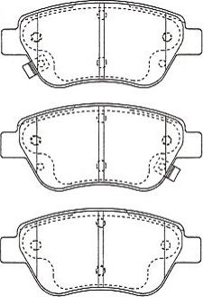 Kavo Parts KBP-5562 - Тормозные колодки, дисковые, комплект autospares.lv