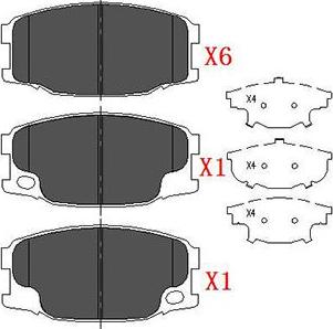 Kavo Parts KBP-5535 - Тормозные колодки, дисковые, комплект autospares.lv