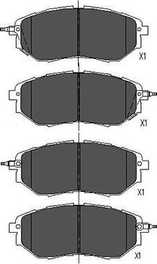 Kavo Parts KBP-8020 - Тормозные колодки, дисковые, комплект autospares.lv