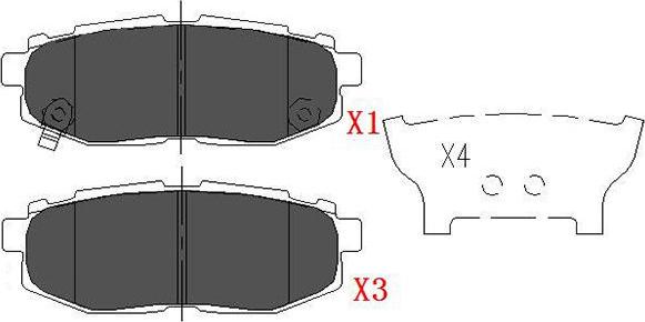 Kavo Parts KBP-8022 - Тормозные колодки, дисковые, комплект autospares.lv