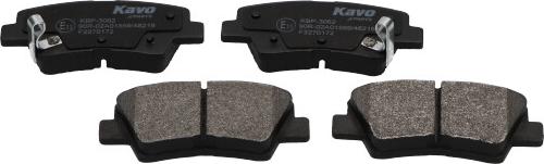 Kavo Parts KBP-3062 - Тормозные колодки, дисковые, комплект autospares.lv