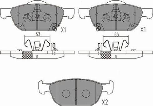 Kavo Parts KBP-2067 - Тормозные колодки, дисковые, комплект autospares.lv