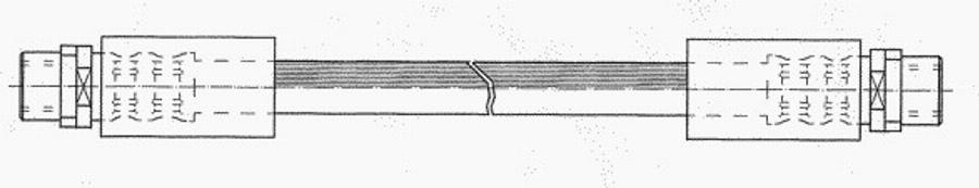 Kawe 511643 - Тормозной шланг autospares.lv