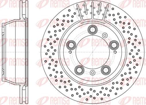 Kawe 6941 10 - Тормозной диск autospares.lv