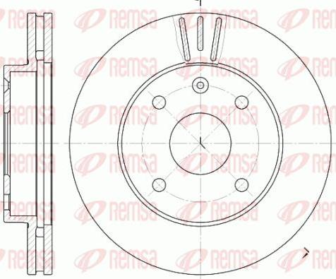 Kawe 6959 10 - Тормозной диск autospares.lv