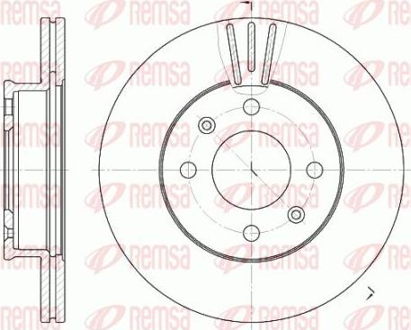 Kawe 6958 10 - Тормозной диск autospares.lv