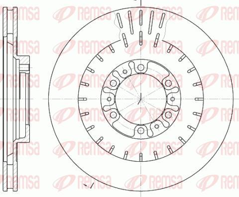 Kawe 6953 10 - Тормозной диск autospares.lv