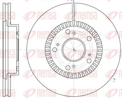 Kawe 6962 10 - Тормозной диск autospares.lv