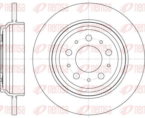 Kawe 6916 00 - Тормозной диск autospares.lv