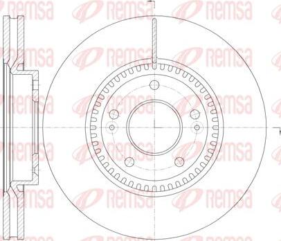 Kawe 6988 10 - Тормозной диск autospares.lv