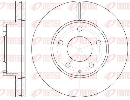 Kawe 6936 10 - Тормозной диск autospares.lv