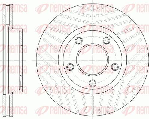 Kawe 6932 10 - Тормозной диск autospares.lv