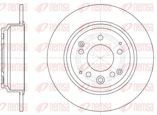 Kawe 6922 00 - Тормозной диск autospares.lv