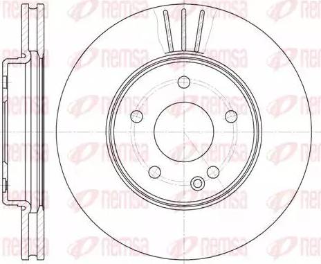 Kawe 6495 10 - Тормозной диск autospares.lv