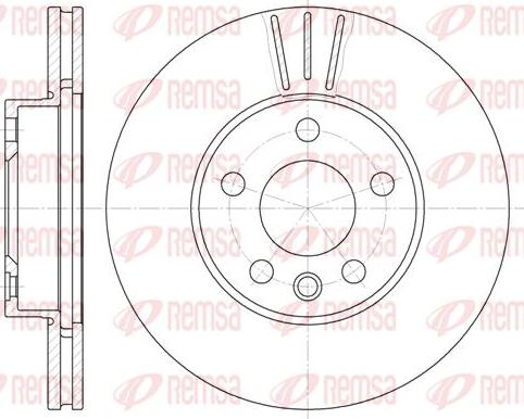 Kawe 6496 10 - Тормозной диск autospares.lv