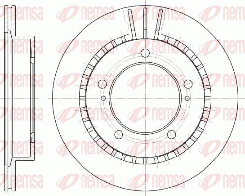 Kawe 6492 10 - Тормозной диск autospares.lv